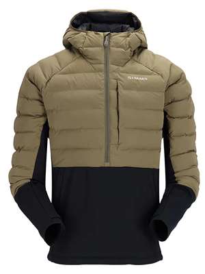 Simms Men's Exstream Insulated Pullover Hoody- dark stone mad river outfitters men's sale items