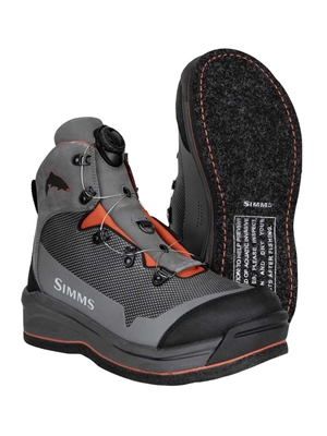 Simms Guide Boa Wading Boots- sticky felt soles New Fly Fishing Gear at Mad River Outfitters