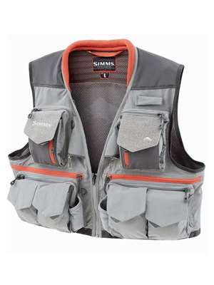Simms Guide Vest- Steel Simms Packs and Vests