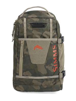 Simms Tributary Sling Pack regiment camo olive drab Fly Fishing Sling Packs