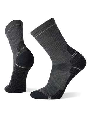 Smartwool Hike Light Cushion Crew Socks in Medium Gray New Socks at Mad River Outfitters