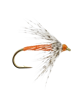 standard soft hackle fly orange caddisflies fly fishing