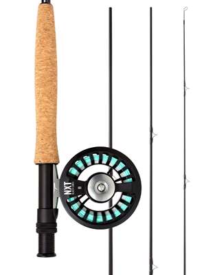 TFO NXT Black Label 8'6" 4wt 4pc Fly Rod Kit Entry Level Fly Fishing Rods at Mad River Outfitters