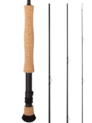 TFO NXT Black Label 9' 8wt 4pc Fly Rod Entry Level Fly Fishing Rods at Mad River Outfitters