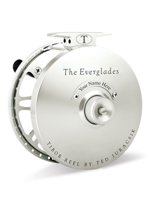 tibor everglades fly reel frost silver Tibor Fly Fishing Reels