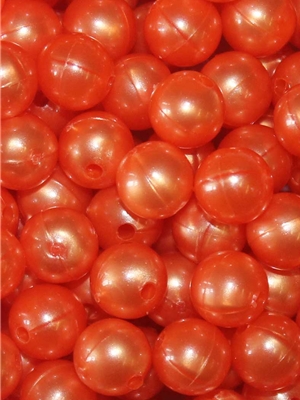trout beads orange pearl Trout Beads