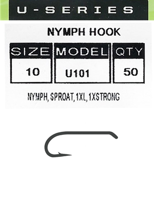 Umpqua U101 fly hooks fly tying nymph hooks