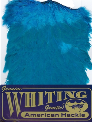 Whiting Farms American Hen Saddles- solid colors Feathers and Marabou