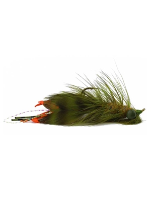 whit's near nuff crayfish olive Carp Flies at Mad River Outfitters