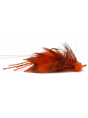 whit's near nuff crayfish orange Carp Flies at Mad River Outfitters