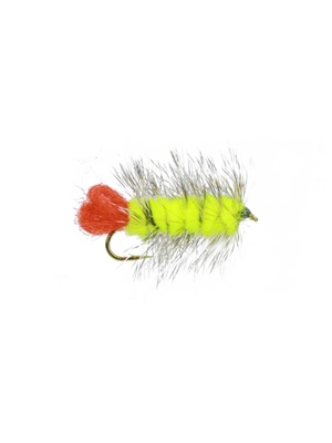 chartreuse wooly worm Carp Flies at Mad River Outfitters