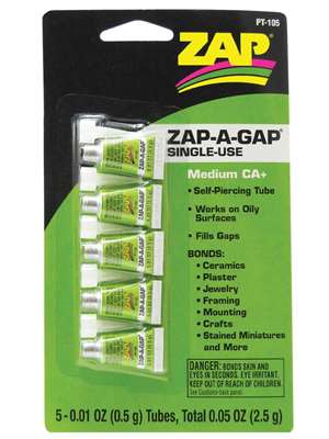 Zap-A-Gap Single Use New Fly Tying Materials at Mad River Outfitters