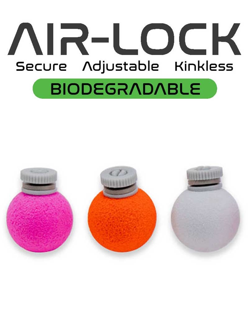 Details about  / Air Lock Bobber Strike Indicator Biodegradable 1 Inch Orange