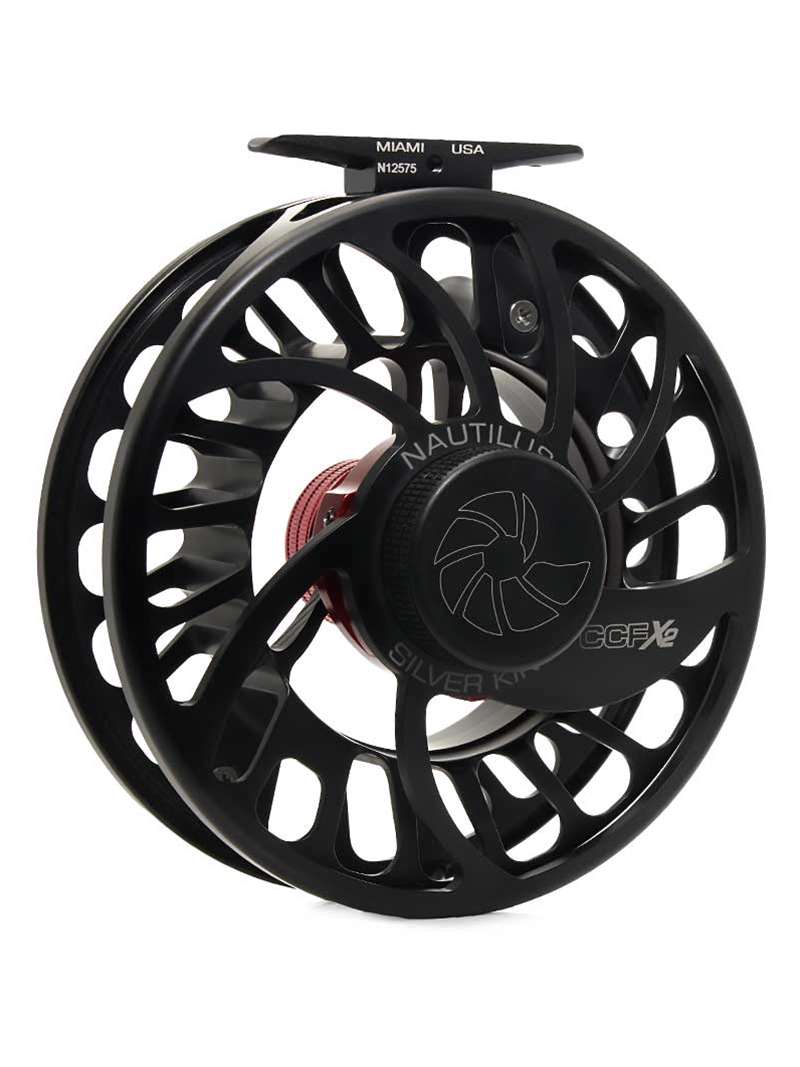 Nautilus CCF-X2 Silver King Fly Reel - Black Spool