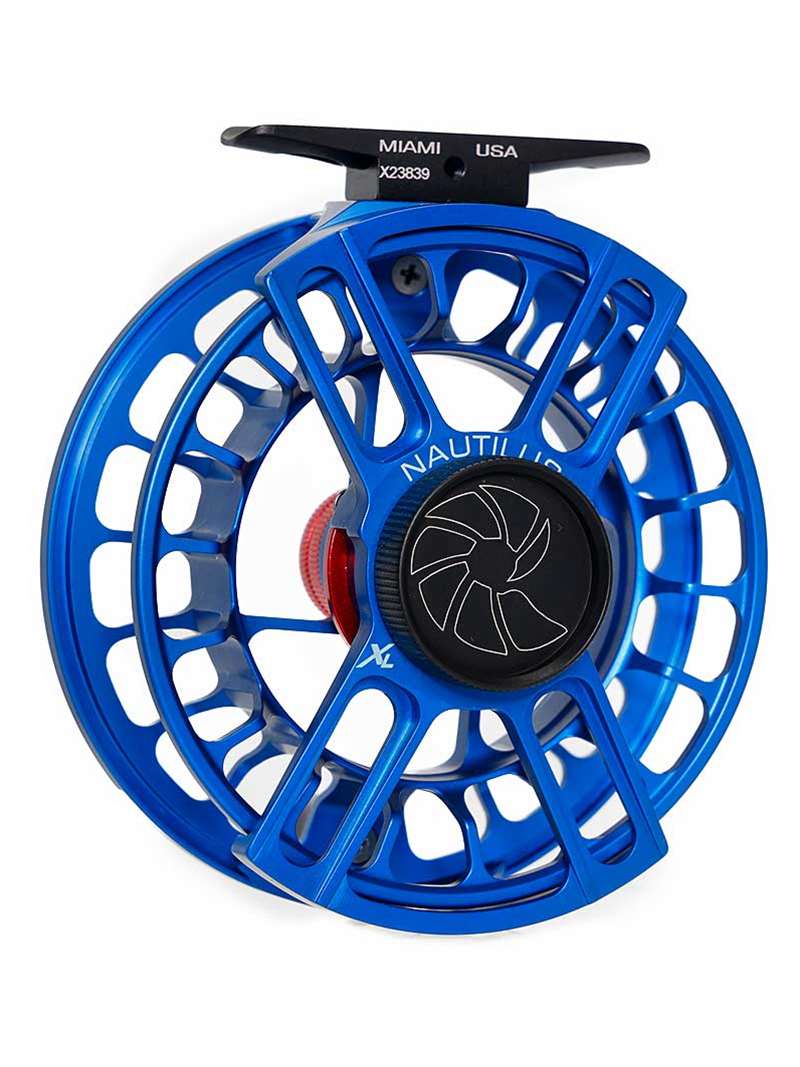Nautilus XL Fly Reel- Large for 6-7 weight lines- fathom blue