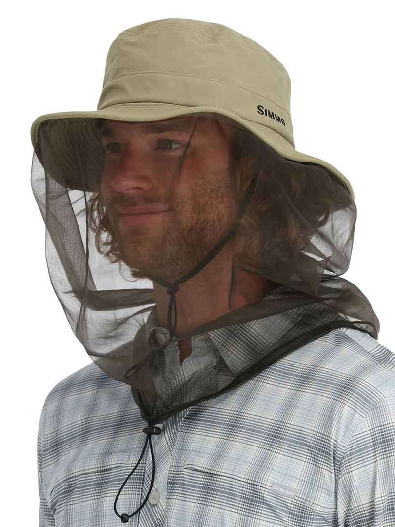 Simms Bugstopper Net Sombrero- stone