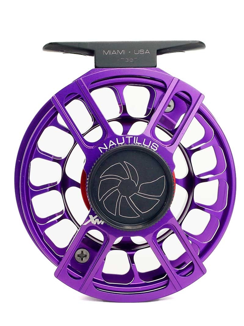 Nautilus XM Fly Reel- Medium for 4-5 weight lines- violet