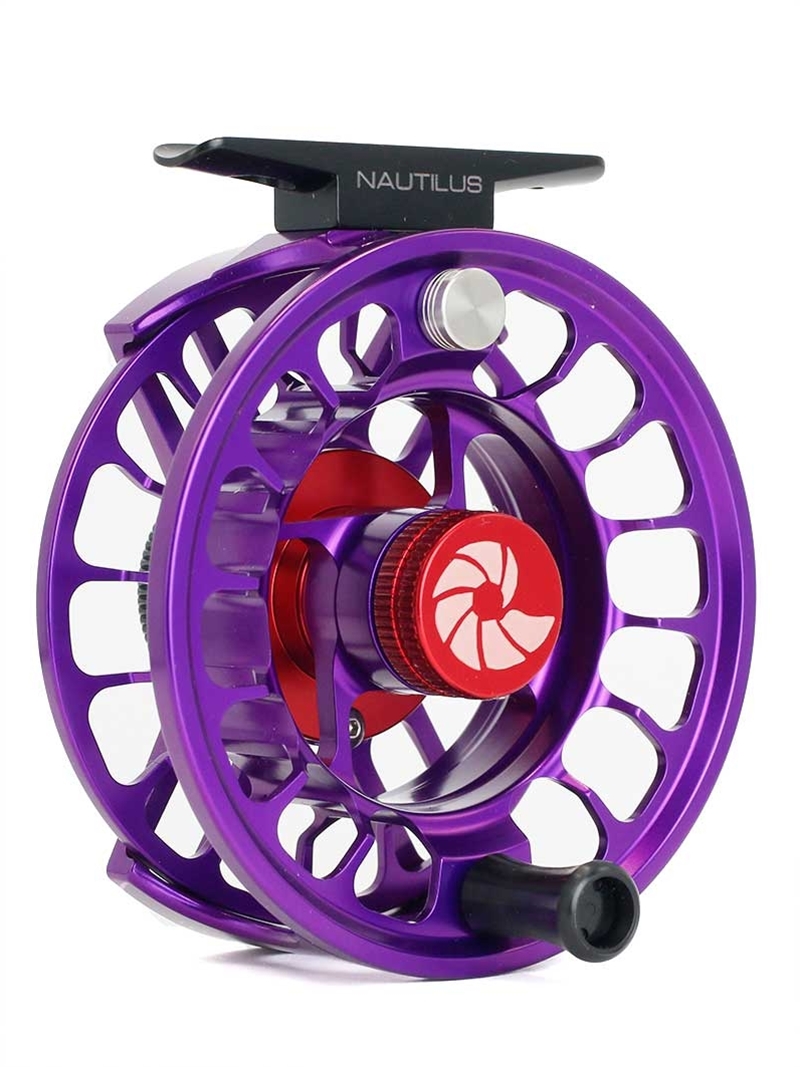 Nautilus XM Fly Reel- Medium for 4-5 weight lines- violet