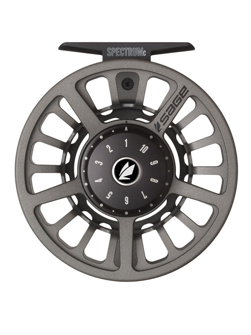 Sage Spectrum C Fly Fishing Reel, Multipurpose Fly Reel for Freshwater and  Saltwater, SCS Drag System, Grey, 5/6