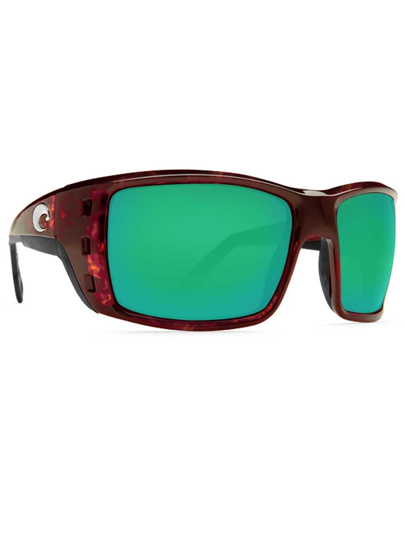 Costa Del Mar PERMIT Tortoise Green Mirror Sunglasses 580G Glass PT 10 OGMGLP