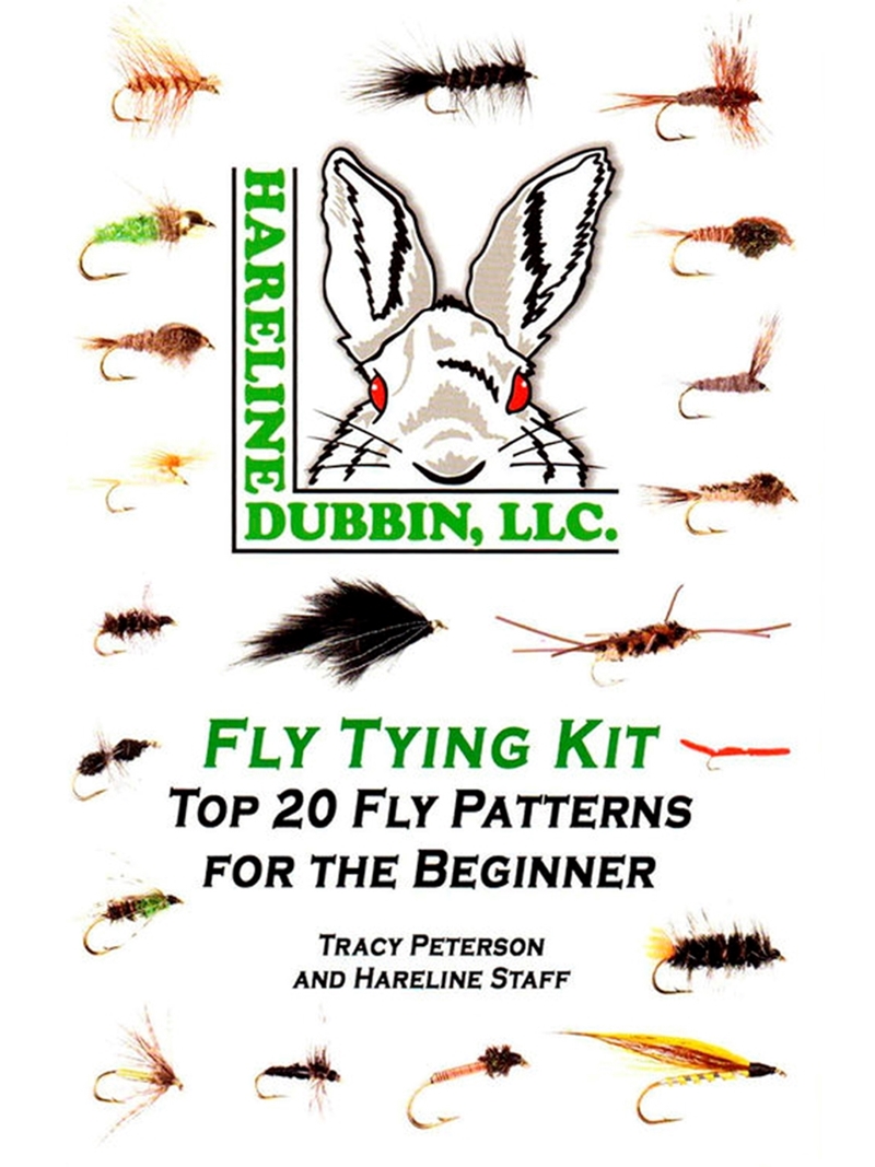 HARELINE DUBBIN BEGINNER FLY TYING KIT. PREMIUM MATERIALS. w