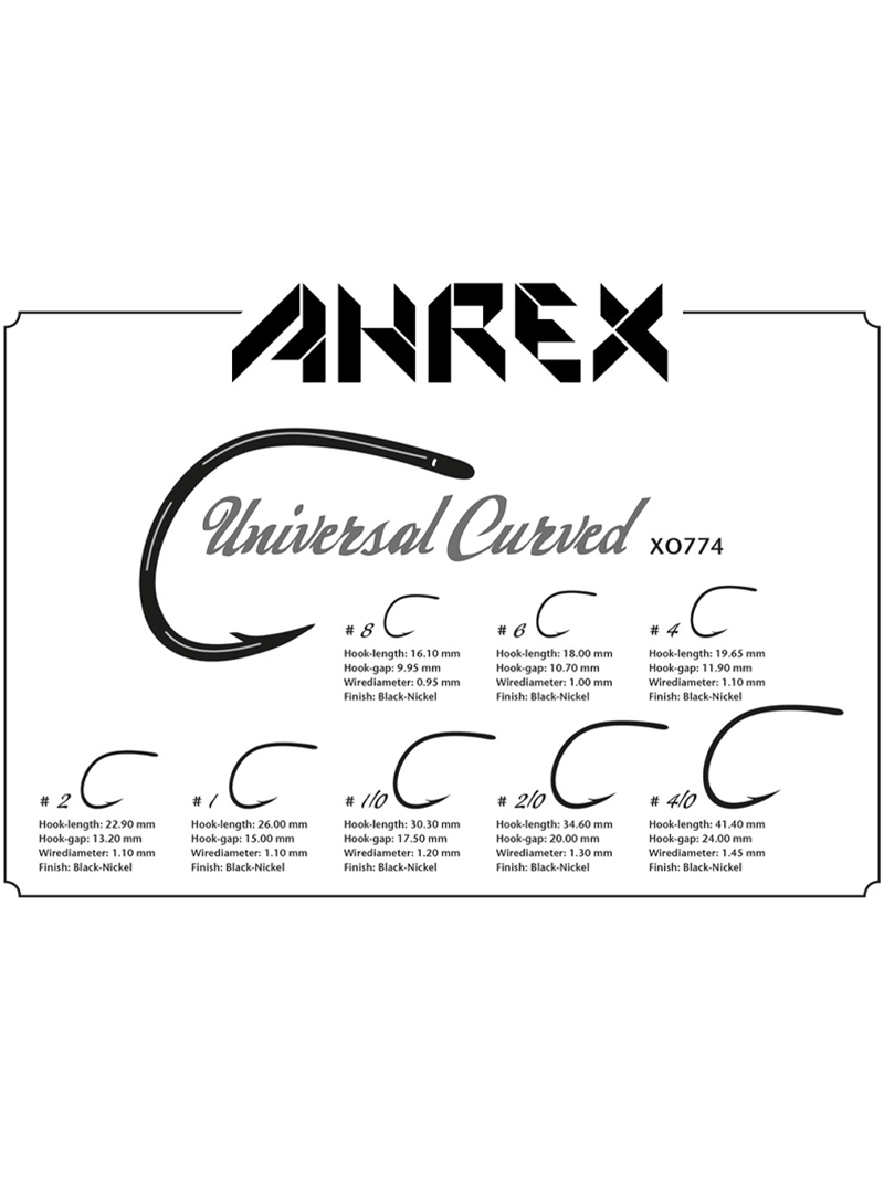 Ahrex X0774 Universal Curved Hooks