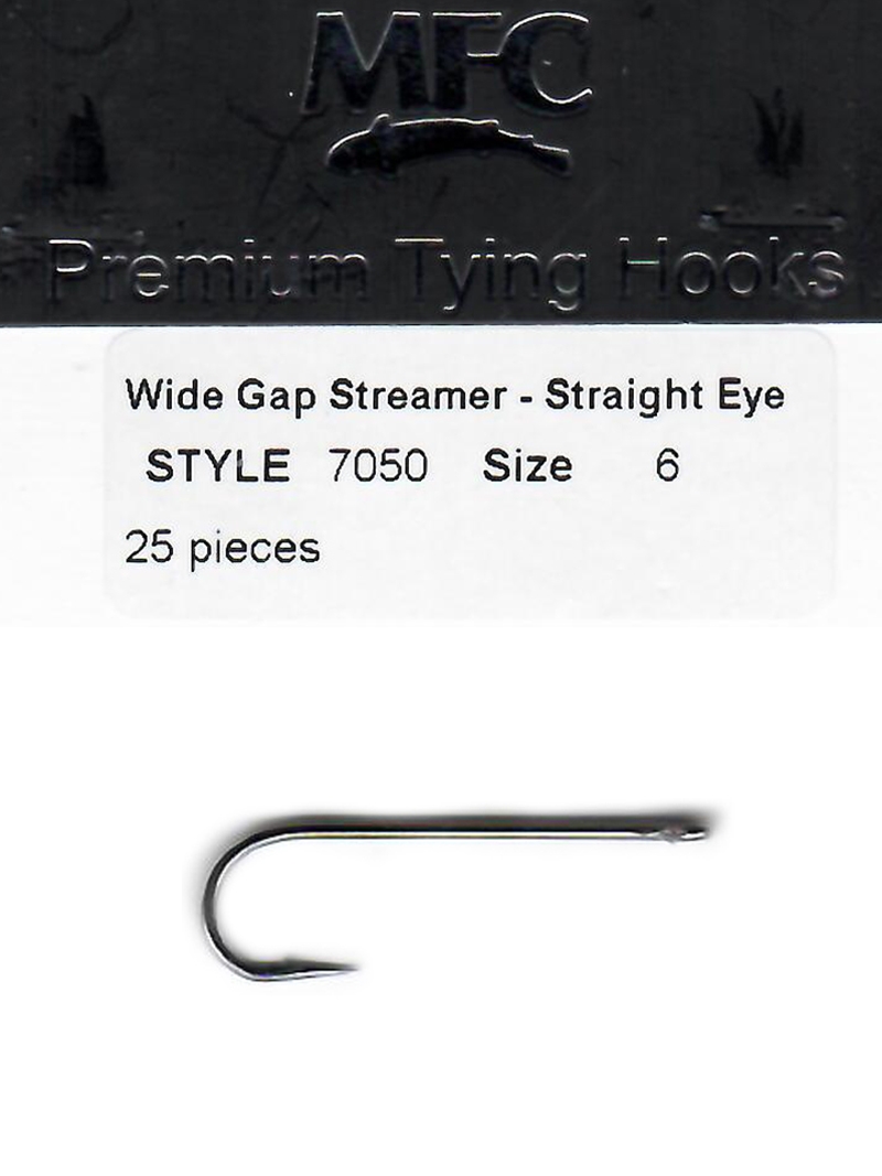 MFC Wide Gap Streamer Straight Eye Hook - Kelly Galloup's