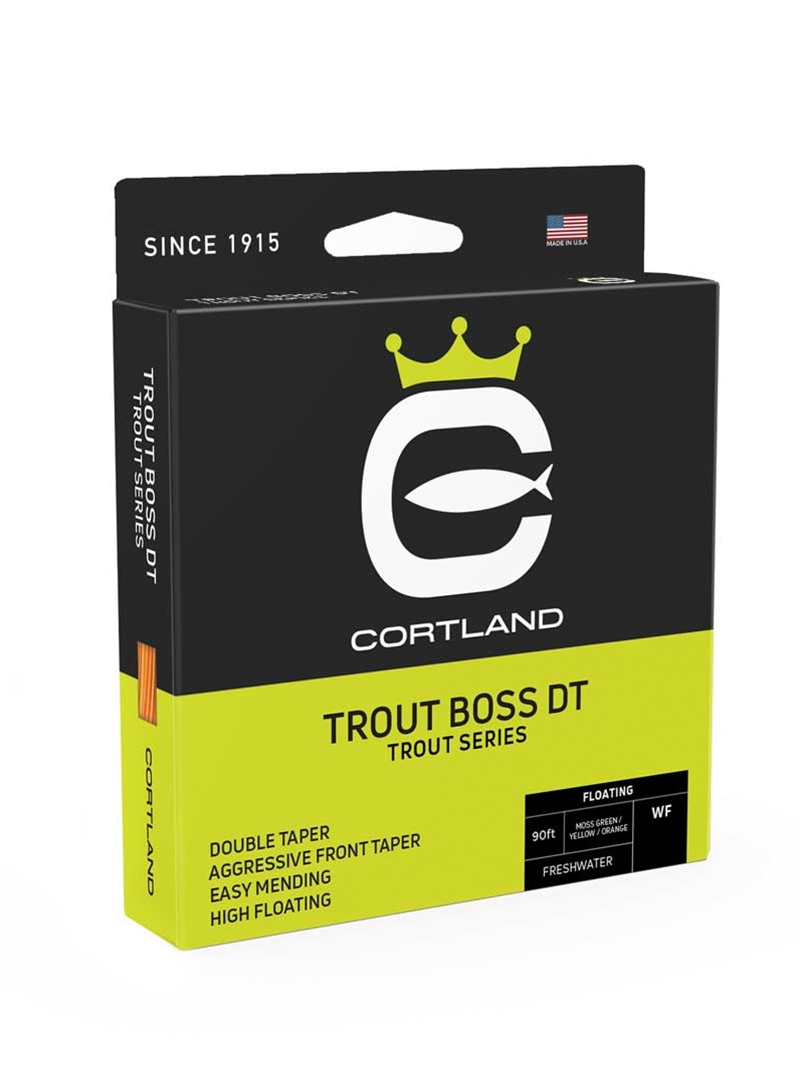 Cortland Trout Boss Double Taper Fly Line 4-5-6 wt FREE FAST SHIPPING 