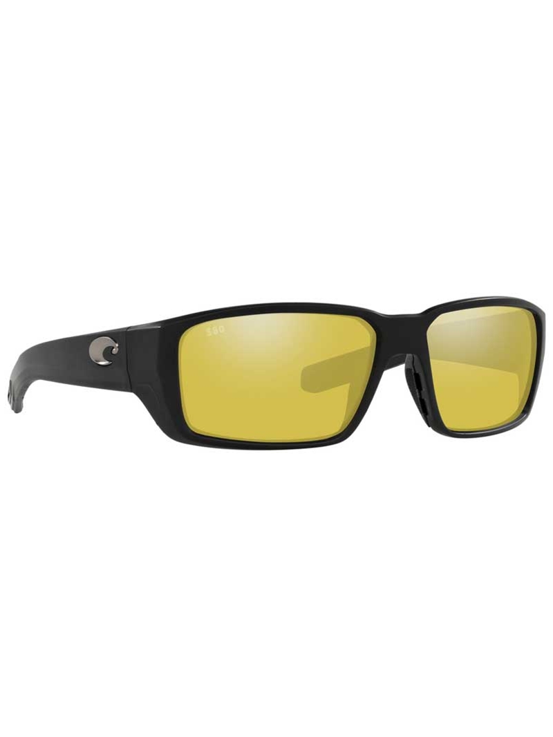 Costa Fantail Pro Sunglasses- matte black with sunrise silver mirror 580G  lenses
