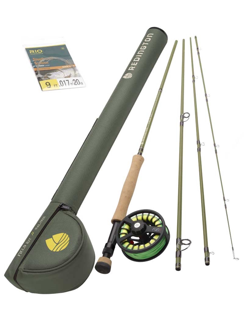 Redington Salmon Field Kit- 9' 8wt Premium fly rod and reel combo kit