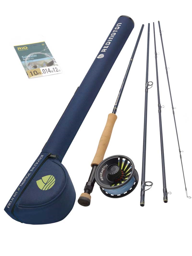 Redington Tropical Salt Field Kit- premium fly rod and reel combo kit