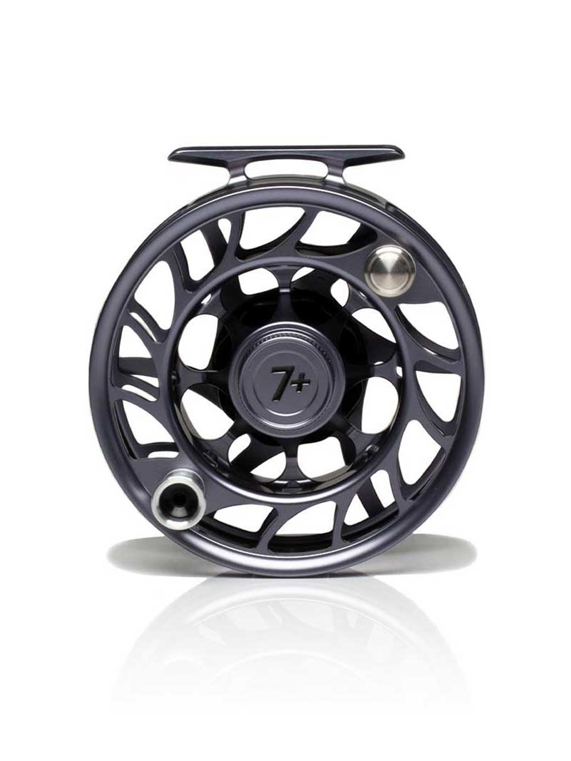 Hatch Iconic 5 Plus Fly Reel Black/Silver / Large Arbor