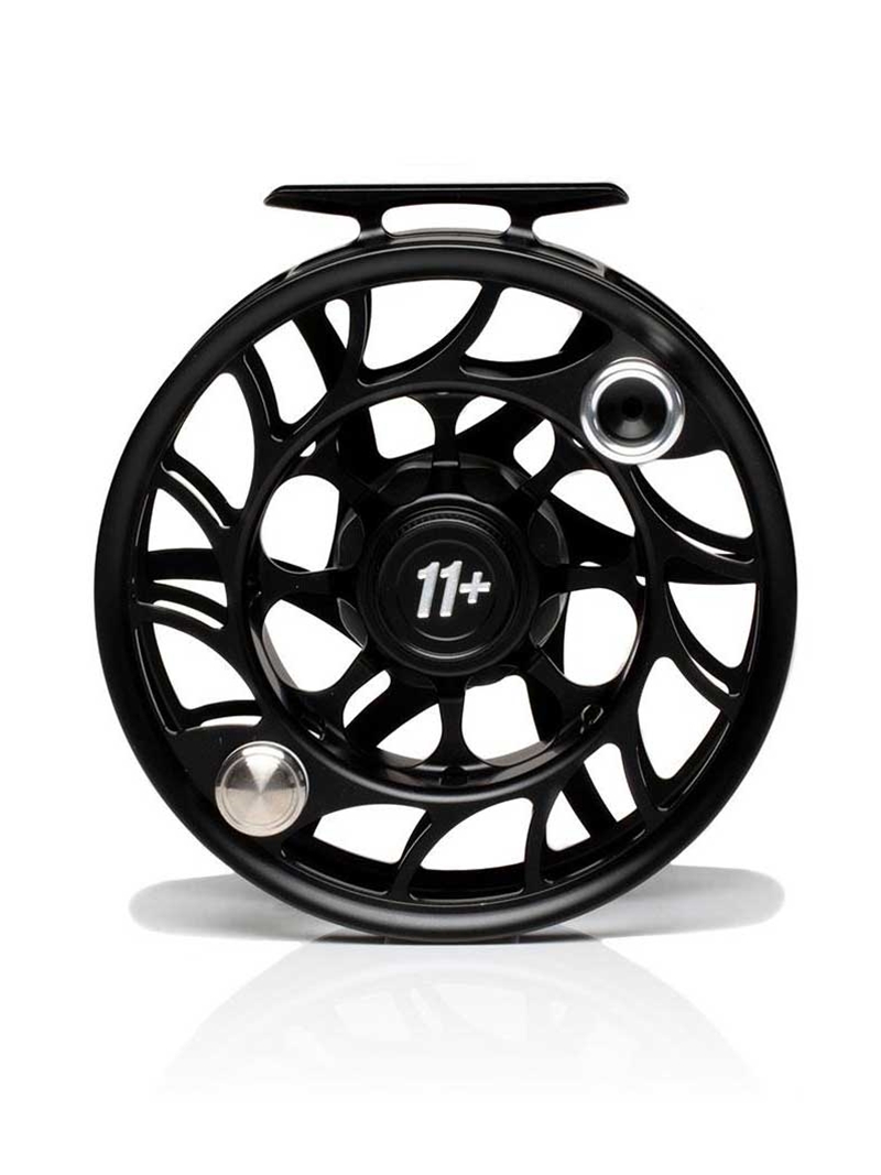 Hatch Iconic 11 Plus Fly Reel- black/silver