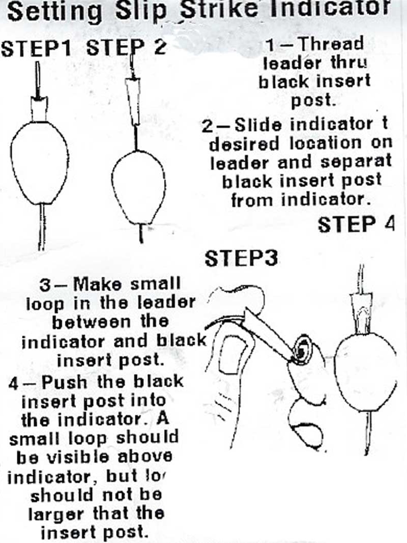 Tapered Slip Strike Indicators