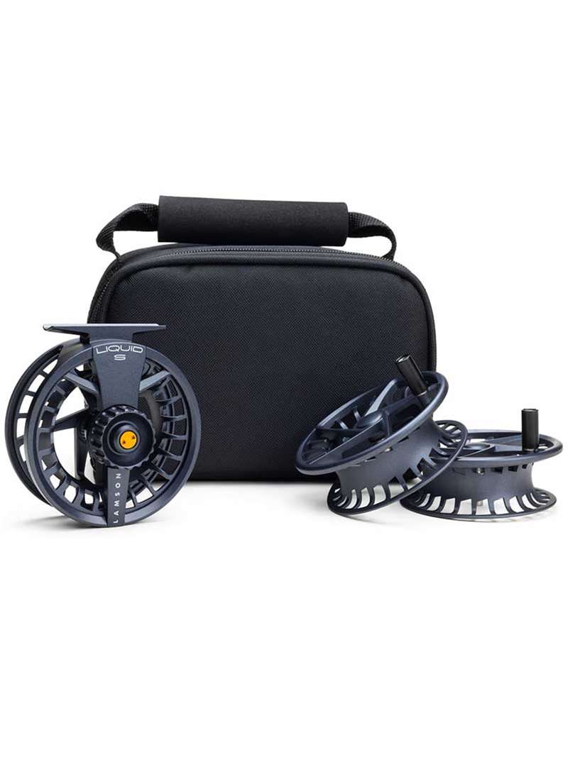 Lamson Liquid S Fly Reels 3-Pack- glacier