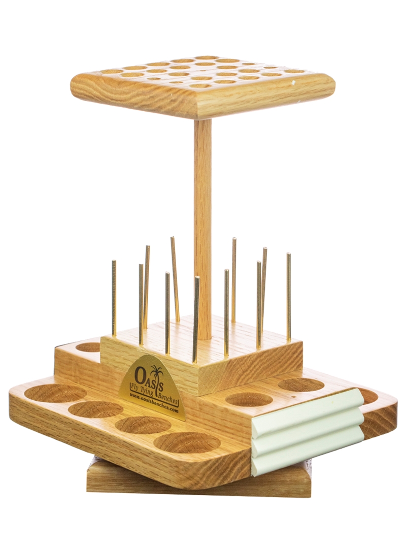 Peak Desktop Organizer For Fly Tying Tools - Keep Your Vise & Tools Neat