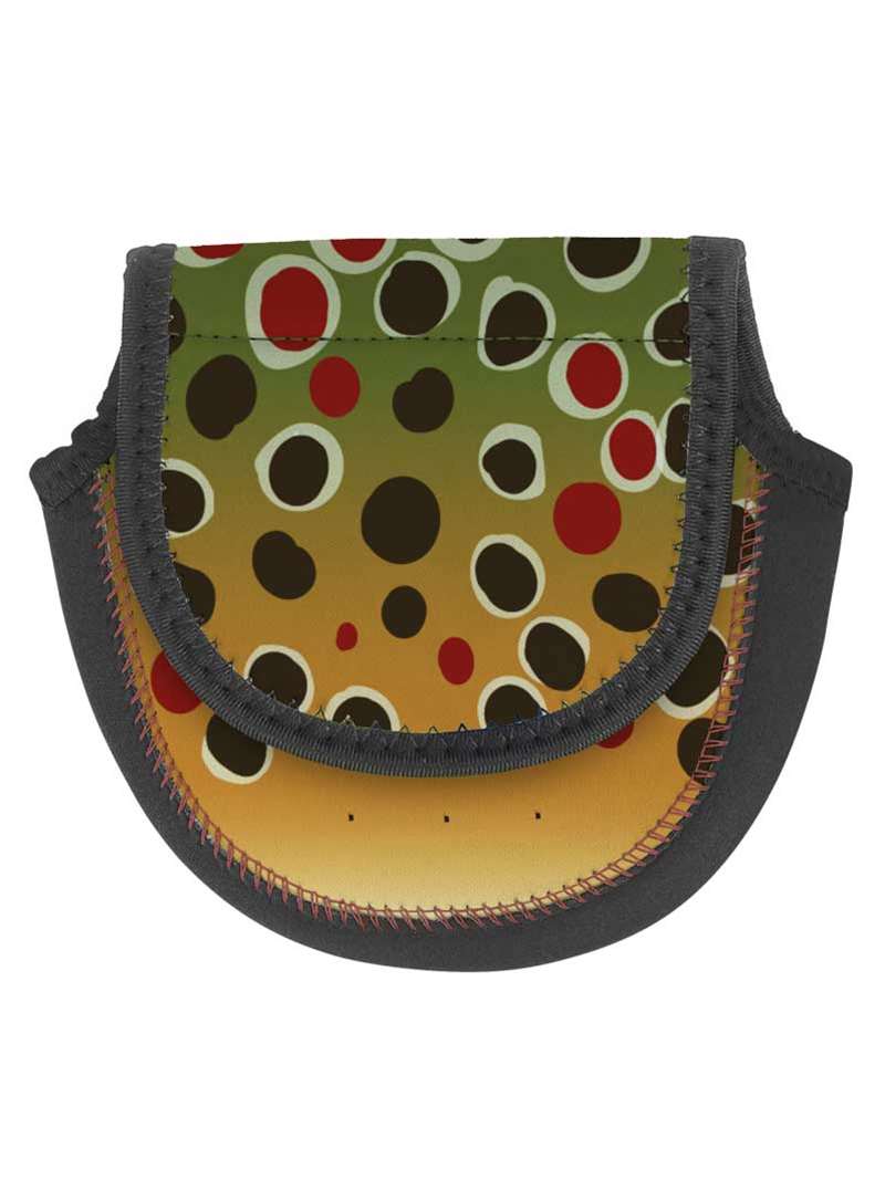 Wingo Brown Trout Neoprene Fly Reel Case