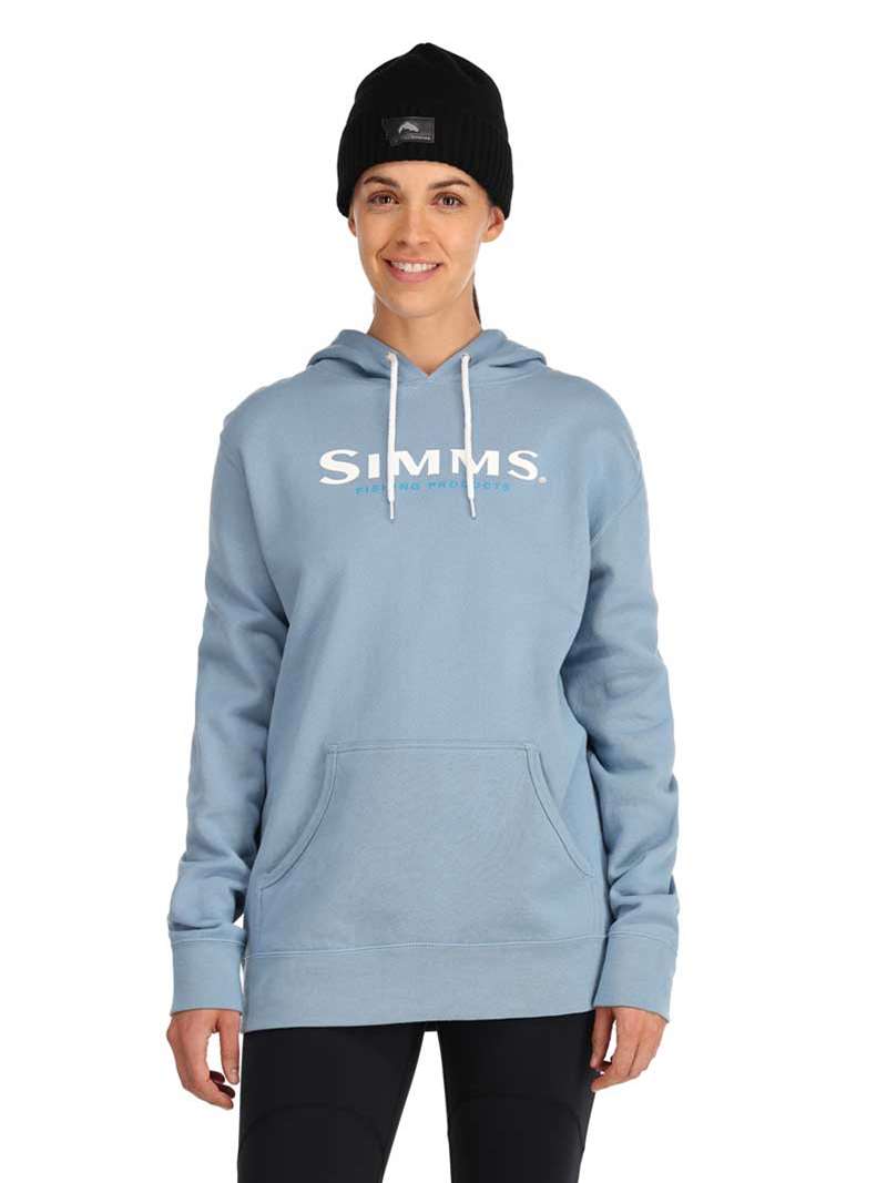 Simms Women's Logo Hoody- cornflower