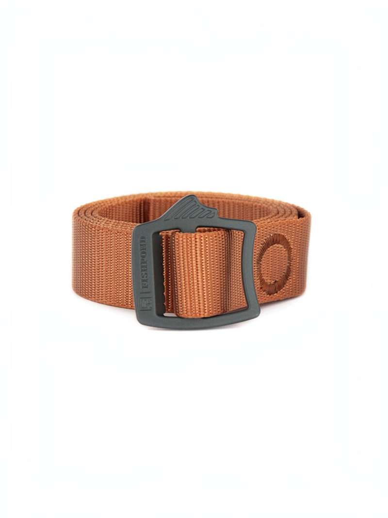 Fishpond Dorsal Fin web belt- burnt orange