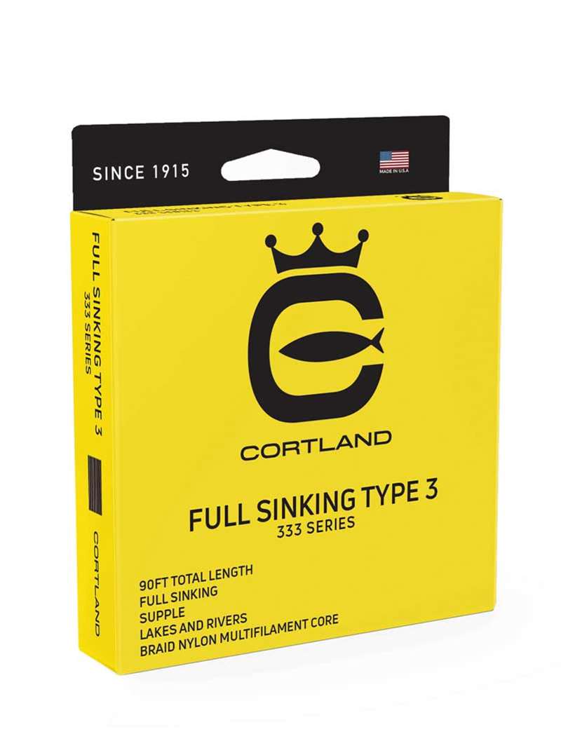 Cortland 333 Full Sink Type 3 Fly Line