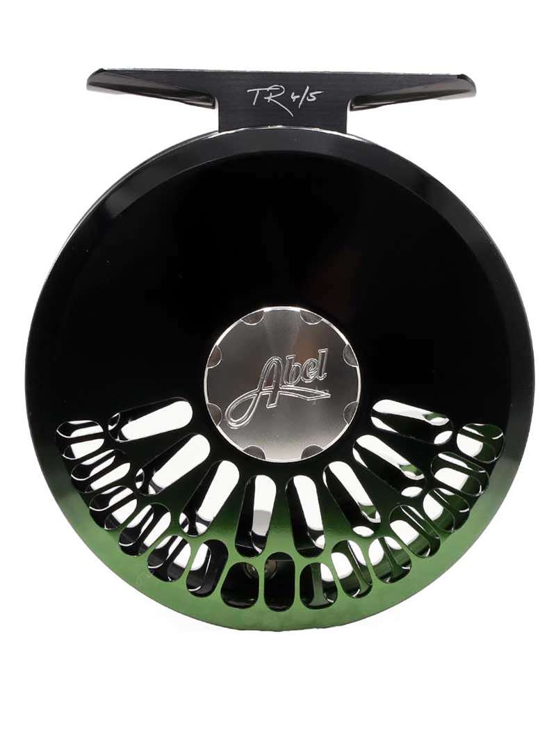 Abel TR 4/5 Fly Reel- Black/Green Fade