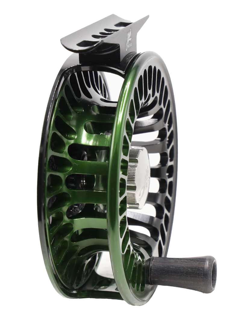 Abel TR 4/5 Fly Reel- Black/Green Fade