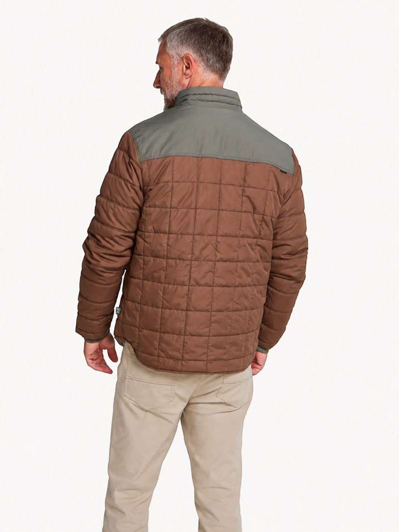 Howler Brothers Merlin Jacket at Mad River Outfitters in Cafe/Faded Olive