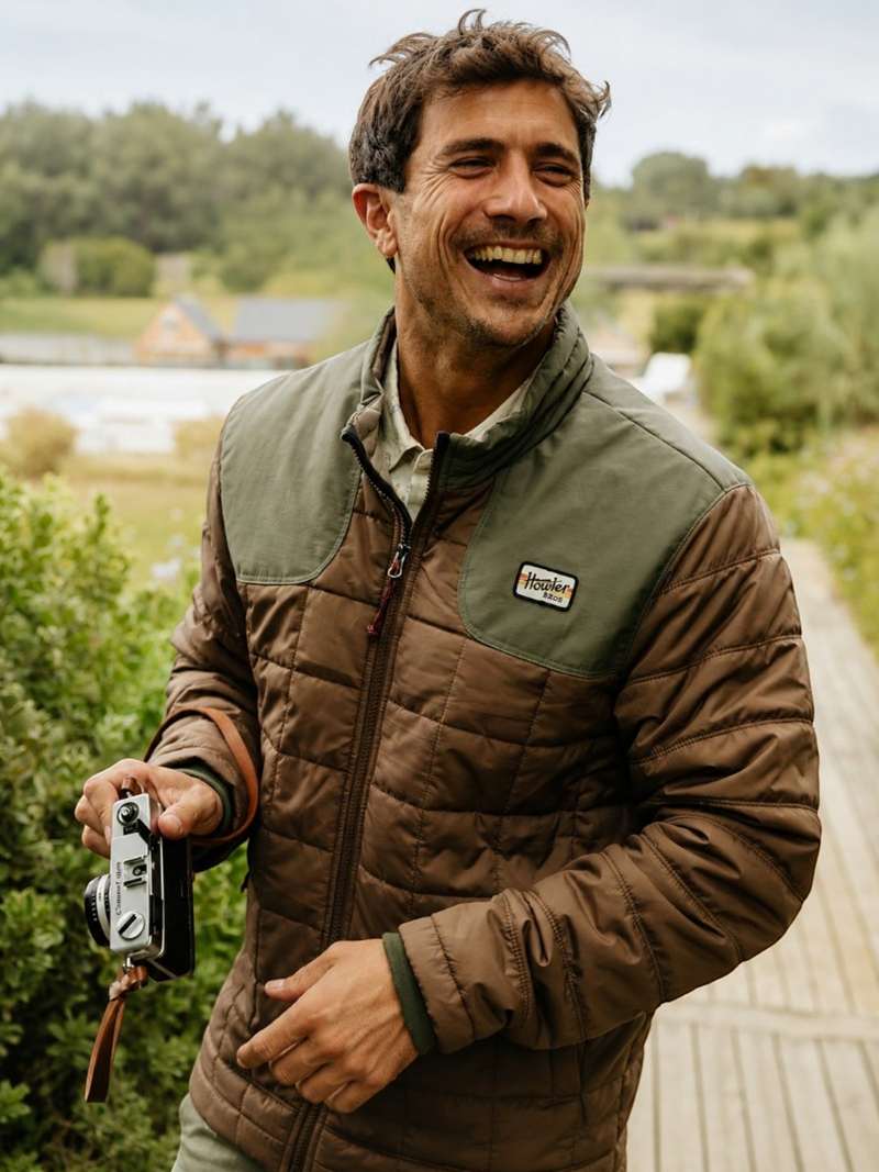 Howler Brothers Merlin Jacket at Mad River Outfitters in Cafe/Faded Olive