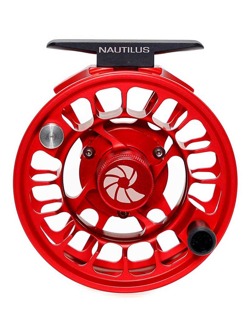 Nautilus XM Fly Reel- Medium for 4-5 weight lines- nautilus red