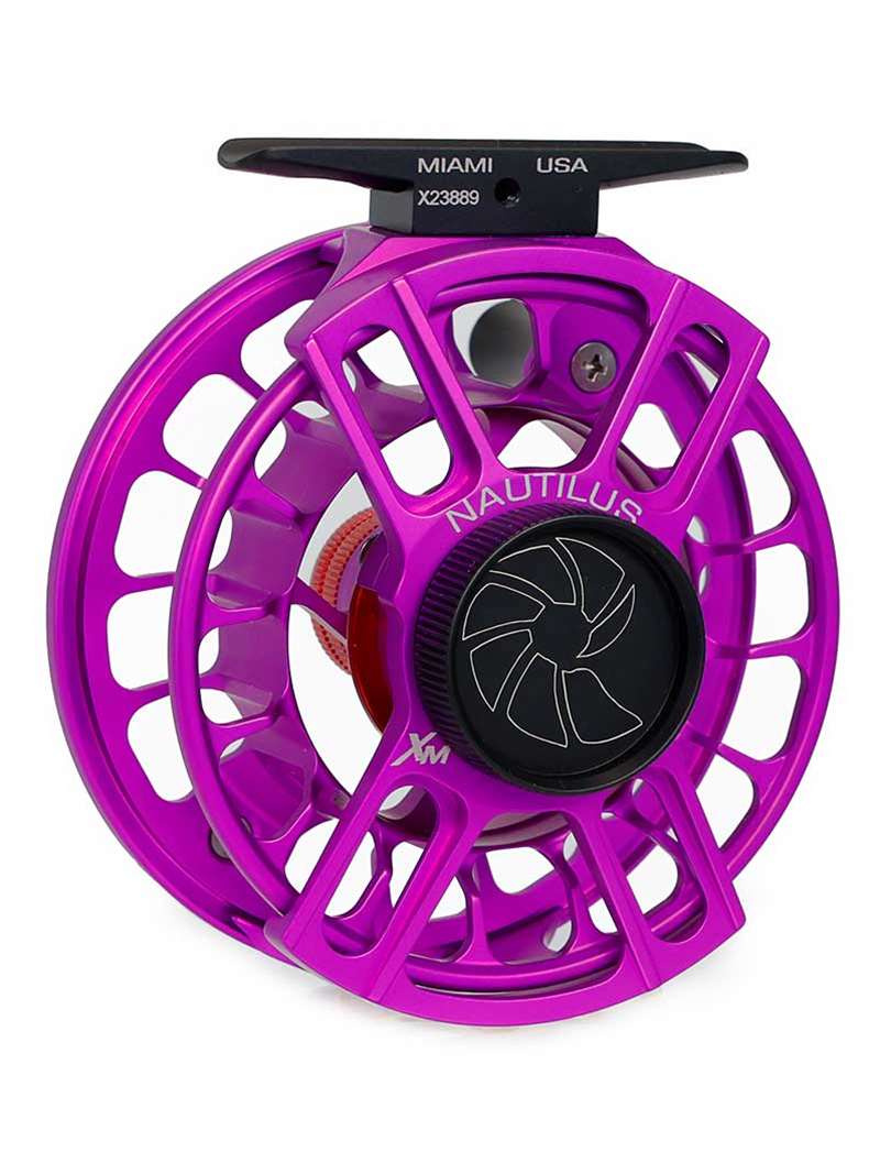 Nautilus XM Fly Reel- Medium for 4-5 weight lines- purple haze