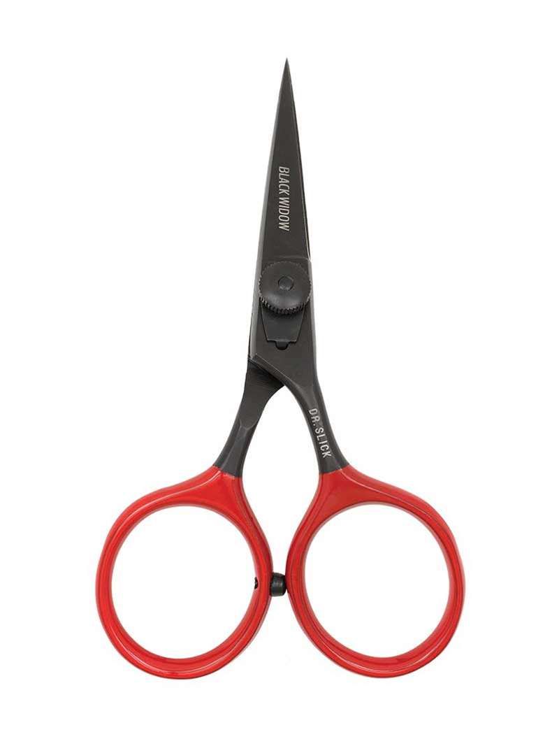 Dr. Slick Black Widow Razor Scissors- 4.5 Hair