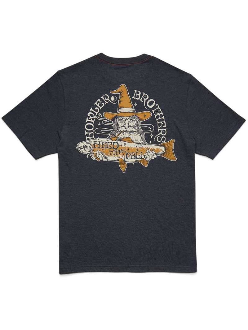 Howler Brothers River Wizard T-Shirt in Navy Heather