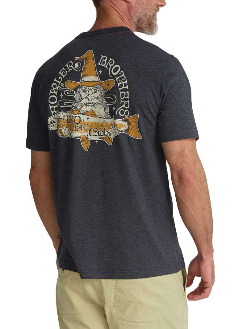 Howler Brothers River Wizard T-Shirt in Navy Heather