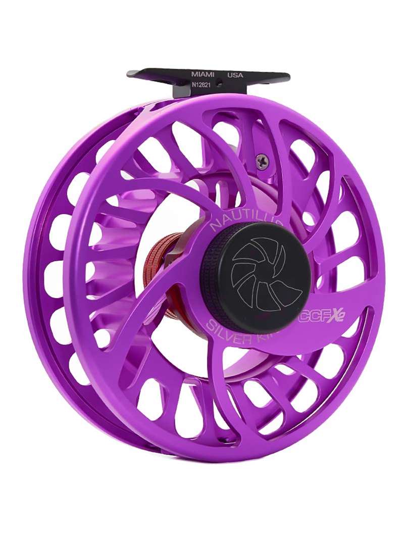 Nautilus CCF-X2 Silver King Fly Reel- Purple Haze